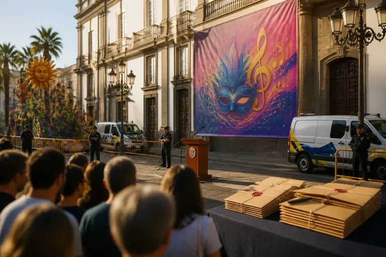 El concejal defiende el éxito del 50º Carnaval y anuncia recursos en Las Palmas de Gran Canaria