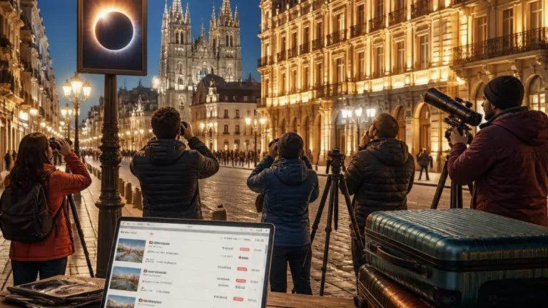 El eclipse del 12 de agosto dispara la demanda de plazas y encarece alojamientos en Burgos