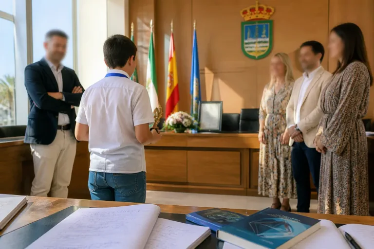 El Ejido celebra a su campeón nacional de la XLI Olimpiada Matemática Thales