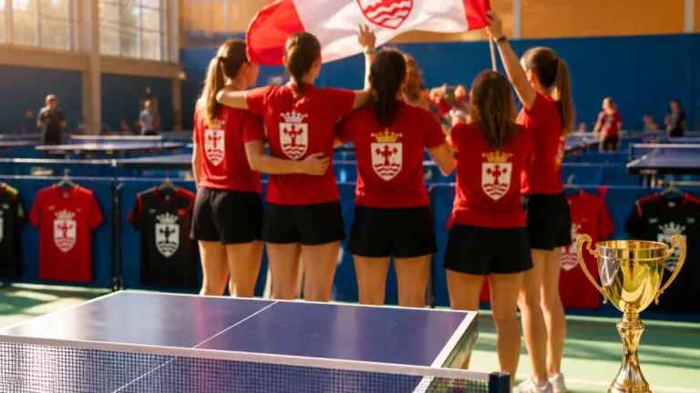 El equipo femenino de San Sebastián de los Reyes asciende a la Superdivisión de tenis de mesa
