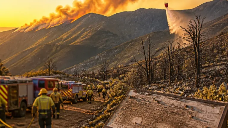 El fuego de Canseco cruza a Asturias tras cuatro días de dispositivo de extinción