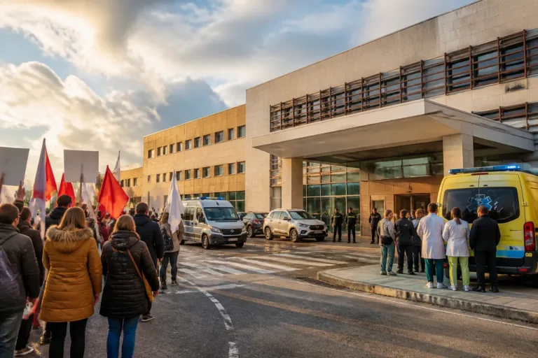 El gerente del Sergas visita Verín en medio de nuevas concentraciones por la atención comarcal