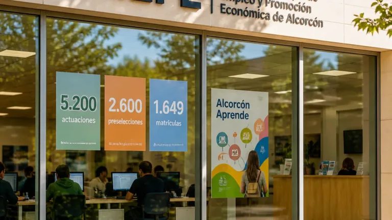 El IMEPE de Alcorcón supera las 5.200 actuaciones y refuerza la intermediación laboral