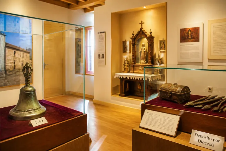 El Museo del Traje de Morón exhibe piezas rituales de la Diócesis hasta diciembre de 2027