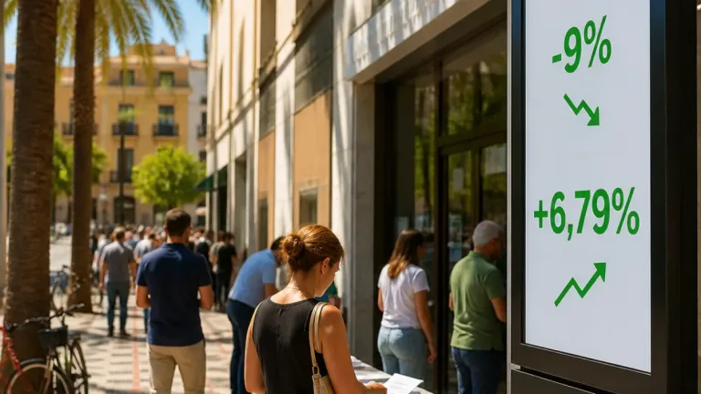 El paro en Sevilla cae un 9% en un año y la contratación sube casi un 7%, según el SEPE