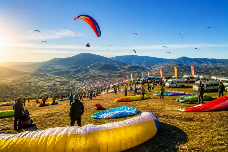 El Pico Pitolero acoge la Pre-Copa del Mundo de parapente con pilotos de seis países