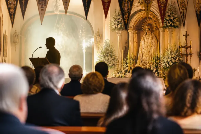 El Puerto de Santa María celebra el pregón a la Virgen del Carmen en la capilla de las Carmelitas