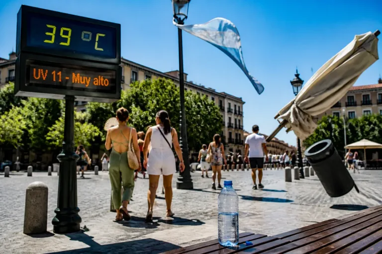 Madrid: ola de calor prevista hoy con máximas cercanas a 39 °C y radiación UV muy alta