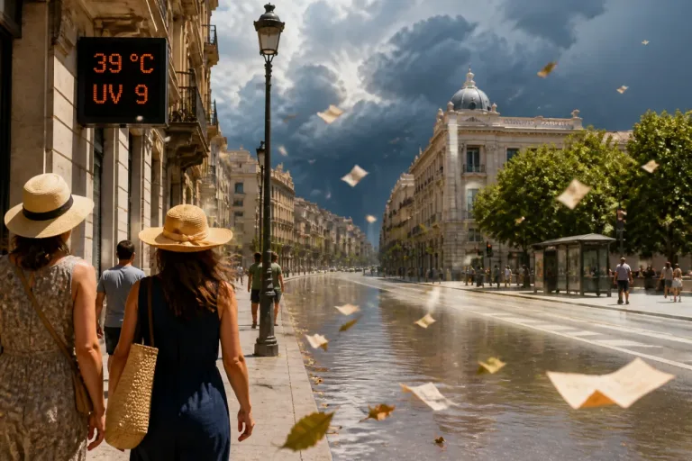 Ola de calor con tormentas: Palencia registra máximas de hasta 39 ºC y UV extremo