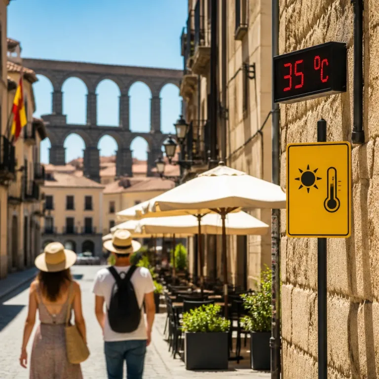 Segovia en alerta amarilla: se esperan hasta 35 ºC y noches cálidas este sábado