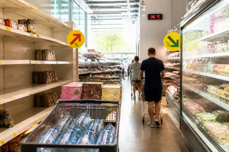 Las olas de calor reconfiguran la cesta de la compra: suben agua y helados, caen las legumbres