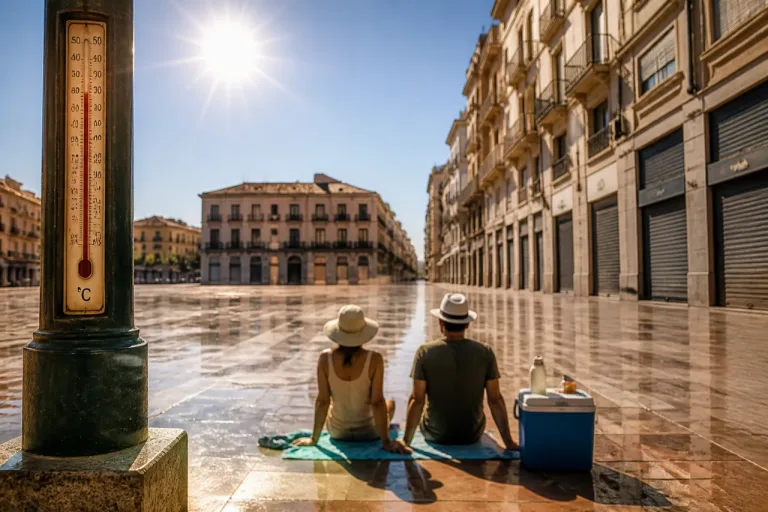 Ola de calor: temperaturas que superarán los 36–38 °C y puntualmente 40–42 °C en amplias zonas