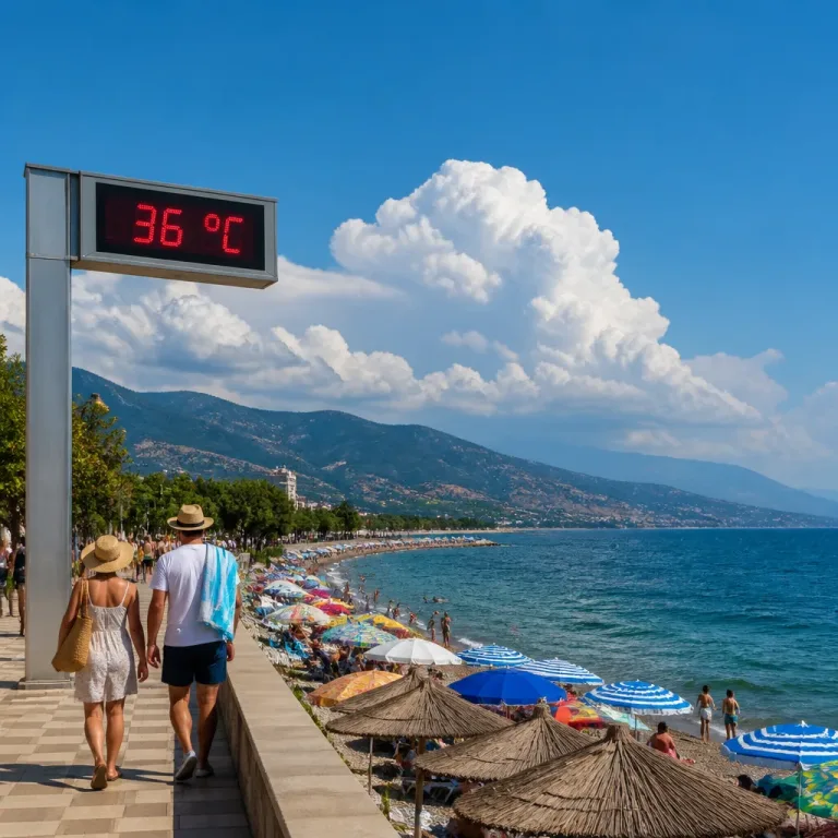 Bulgaria: jornada veraniega con máximas de hasta 36 °C y cambio de tiempo a partir del jueves