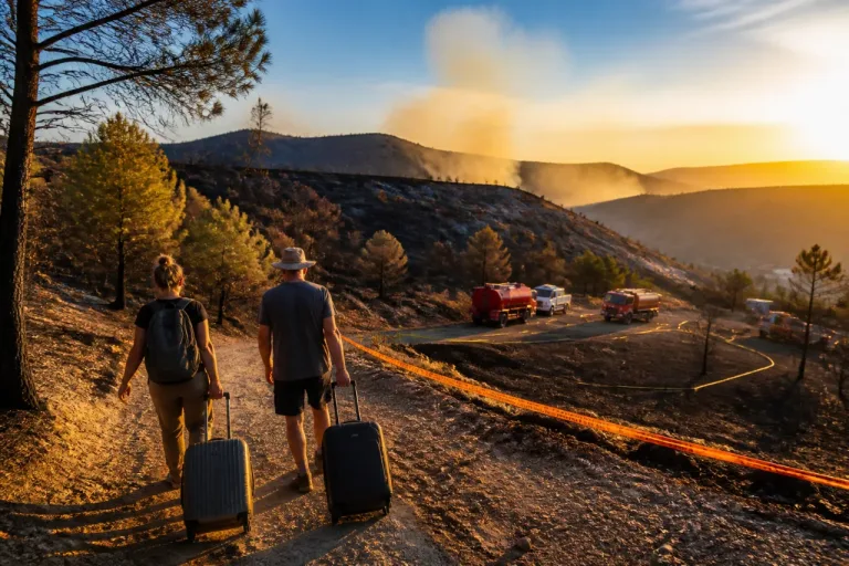 Estabilizado el fuego de Loporzano mientras Huesca sigue en alerta por la ola de calor