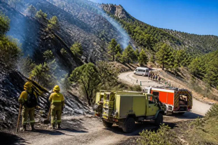 Estabilizado el incendio de Despeñaperros y regreso de desalojados en Jaén