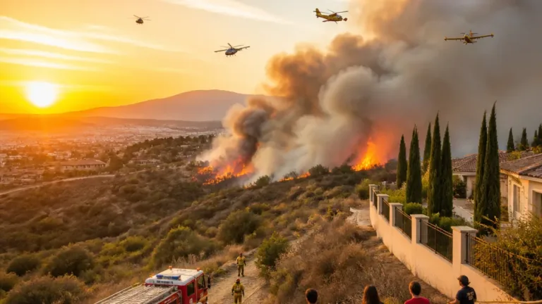 Estabilizado un incendio con dos focos en Jun tras movilizar medios aéreos y terrestres