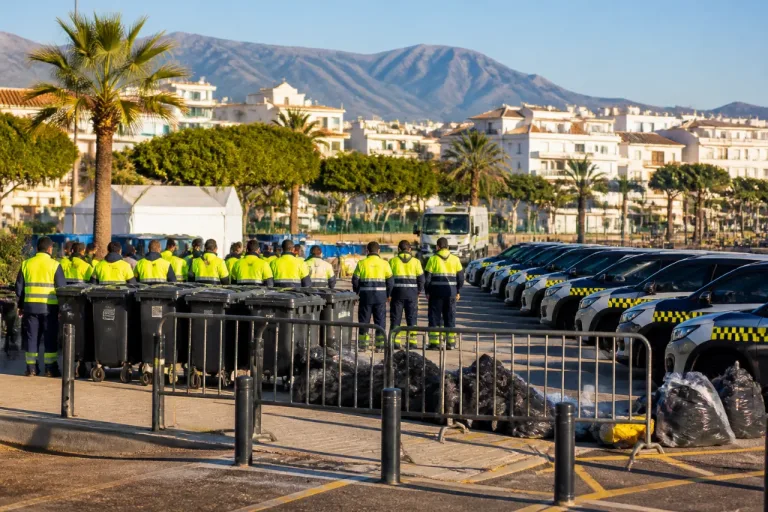 Estepona refuerza seguridad y limpieza ante el inicio de la Feria y Fiestas Mayores