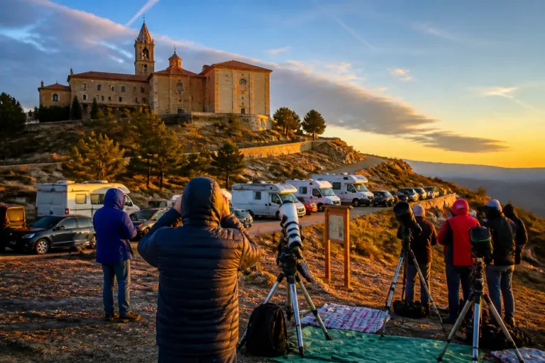 Estercuel se prepara para acoger el eclipse total del 12 de agosto desde el Monasterio del Olivar