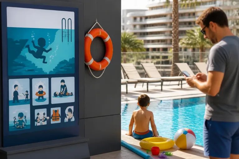 Expertos alertan: las piscinas de hoteles son el mayor riesgo para los niños este verano