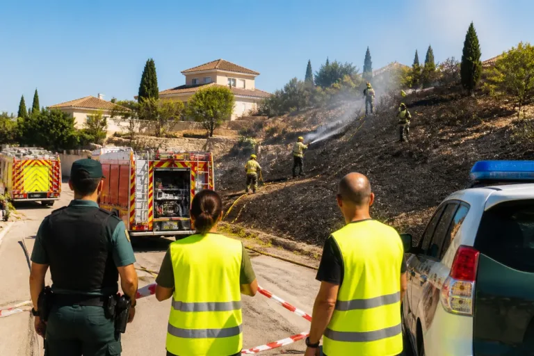 Extinguido un conato de incendio cerca de viviendas en la urbanización El Carrizal