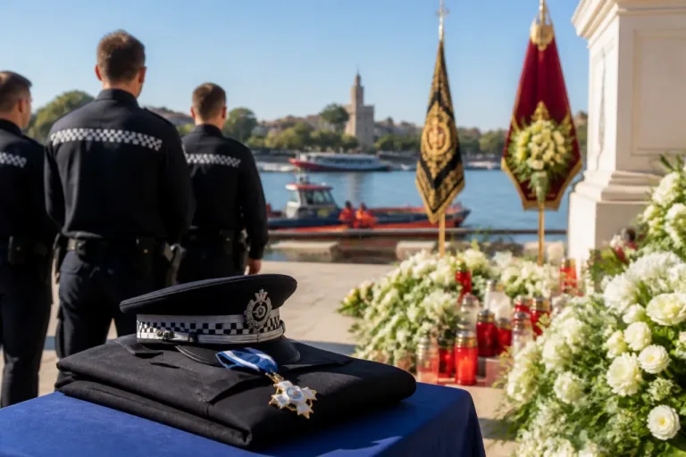 Fallece en Sevilla Javier Santos, agente condecorado por salvar a una persona en el Guadalquivir