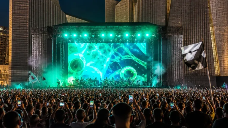 Feid estrena gira en Santiago de Compostela con concierto multitudinario en la Cidade da Cultura