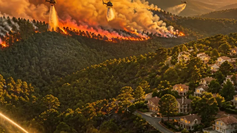 Fuego en Aiguamúrcia arrasa decenas de hectáreas y obliga a confinar urbanizaciones cercanas