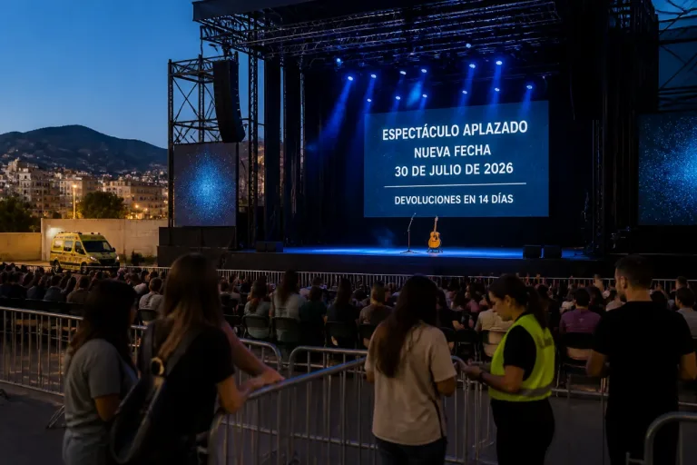 Fuengirola: aplazado el concierto de Pablo López en Marenostrum por lesión del artista