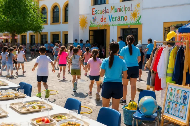 Fuengirola mantiene cerca de 500 niños en la Escuela Municipal de Verano para favorecer la conciliación