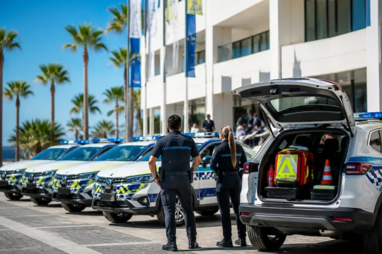 Fuengirola renueva parte de la flota policial con cinco todoterrenos híbridos