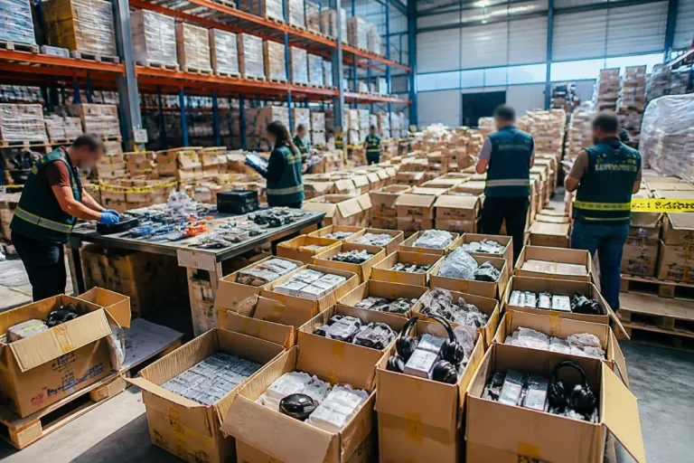 Fuenlabrada: desmantelan un almacén con más de 16.800 productos tecnológicos falsos y un detenido
