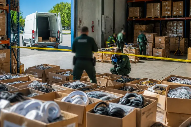 Fuenlabrada: detienen a un hombre tras intervenir más de 16.800 productos tecnológicos falsos