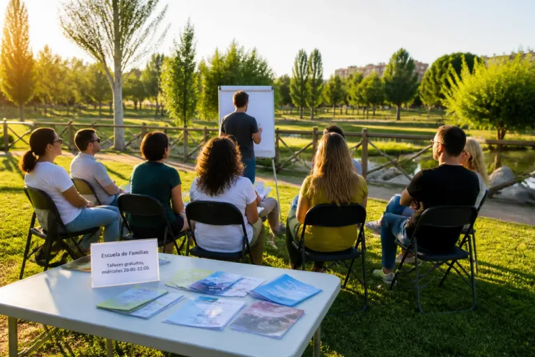 Fuenlabrada traslada al Parque de la Paz la Escuela de Familias para padres de adolescentes
