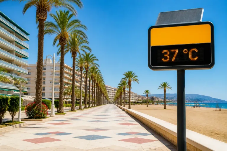 Gandia activa alerta amarilla por calor: hasta 37 ºC entre hoy y el lunes