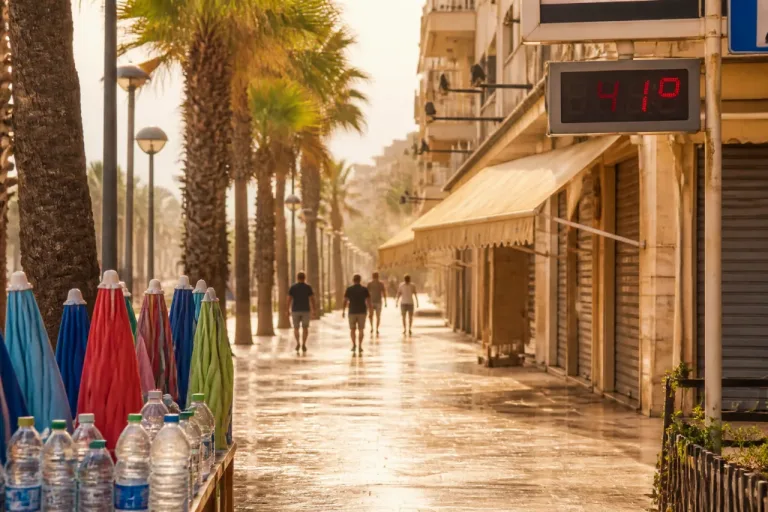Gandia en alerta roja de AEMET: máximas de hasta 41 ºC y recomendaciones para la ciudadanía