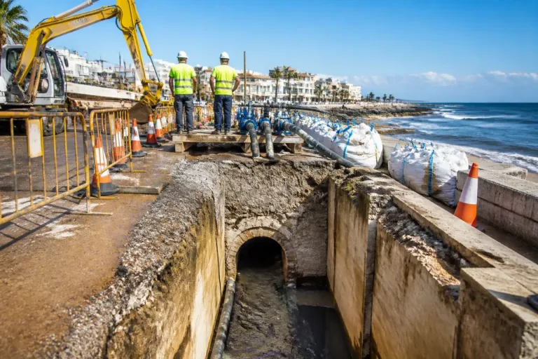Giahsa inicia la reparación de una arqueta estratégica en El Portil con inversión superior a 196.000 €