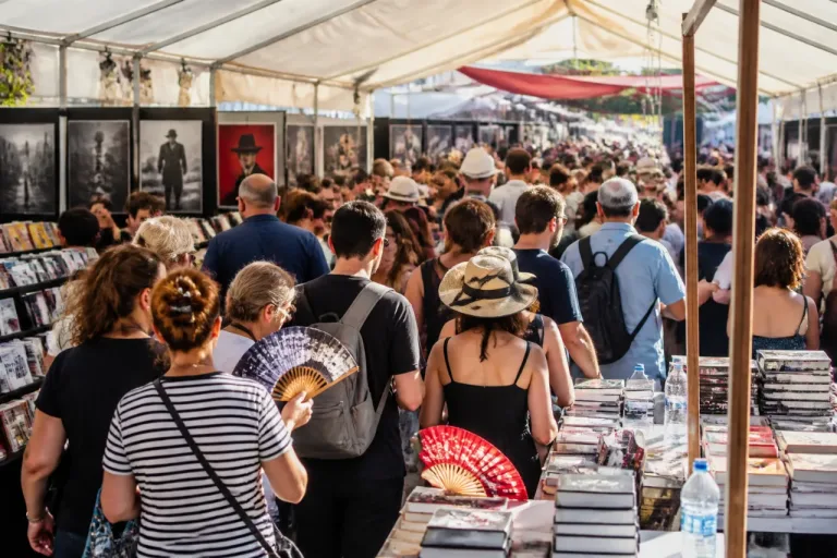 Gijón vive una jornada de lleno total en la Semana Negra en El Arbeyal