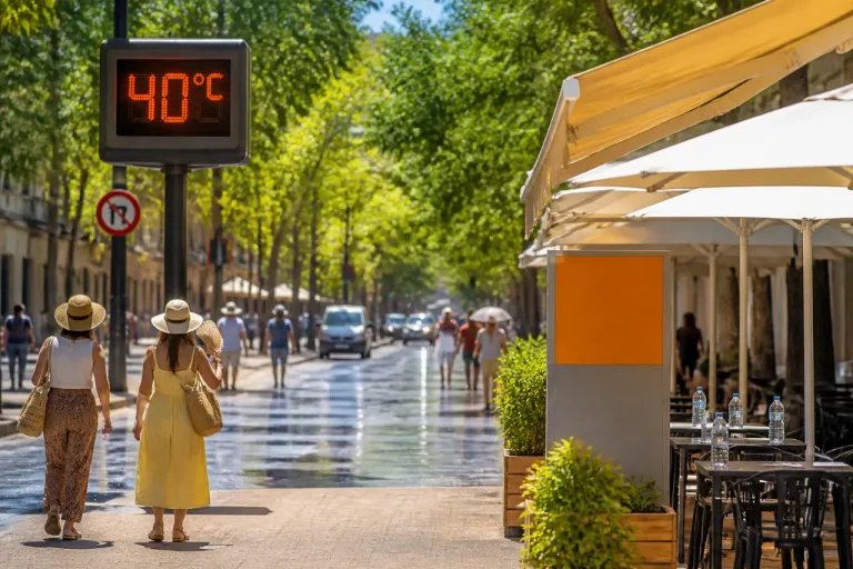 Girona: activada alerta naranja por calor, se prevén máximas de hasta 40 °C