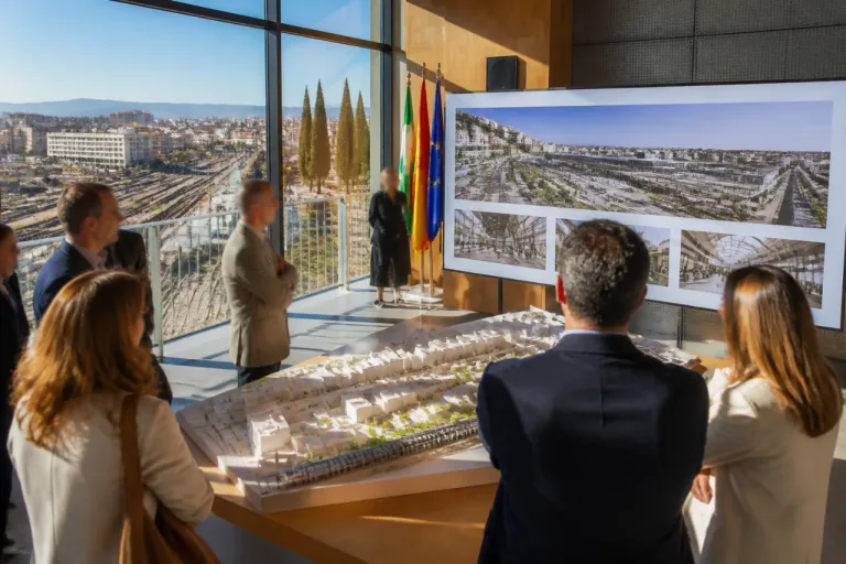 Granada: las instituciones celebran las recreaciones del proyecto de integración ferroviaria
