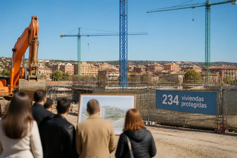 Guadalajara impulsa 234 nuevas viviendas protegidas en Aguas Vivas