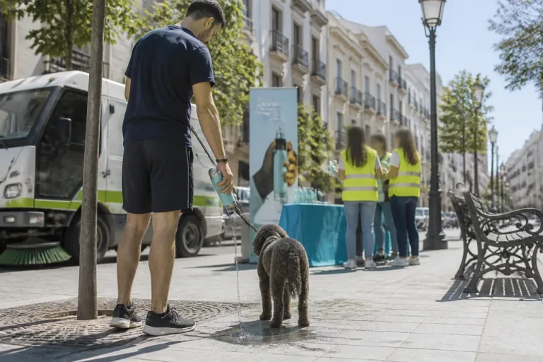 Huelva pone en marcha 'No dejes huella, usa la botella' para mejorar la limpieza urbana