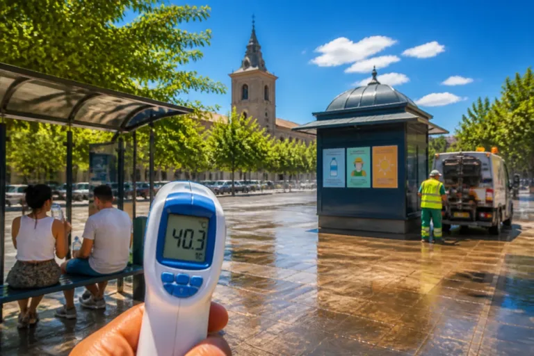 Huesca afronta una jornada de calor extremo con máximas de hasta 42 °C