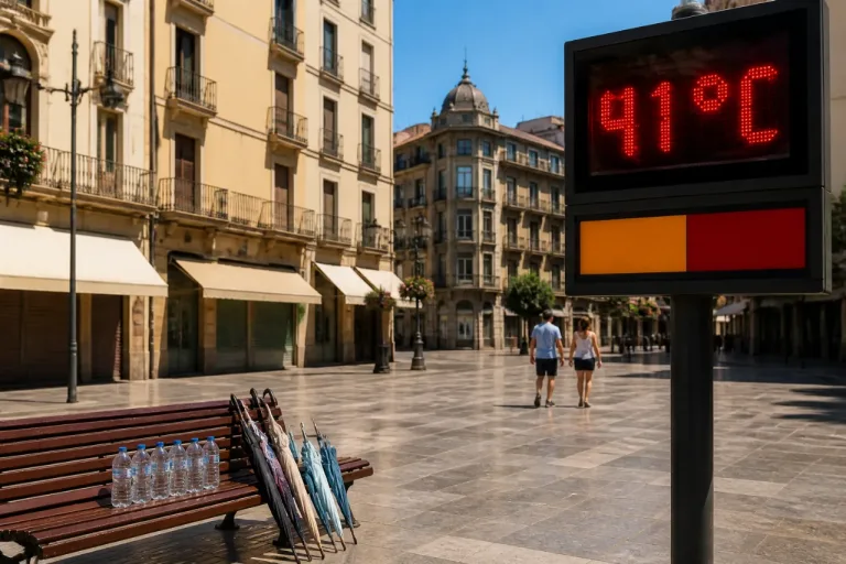 Huesca entra en su segunda ola de calor con alertas rojas y picos de 41 ºC