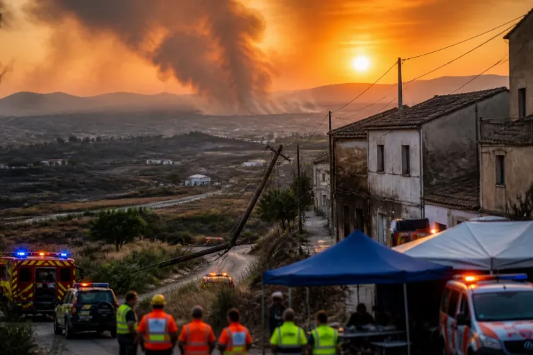Incendio de Los Gallardos deja al menos 12 muertos y envía humo y ceniza a la Región de Murcia