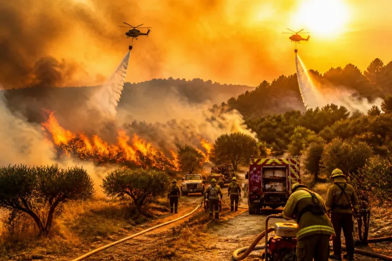 Incendio en Aguaderas obliga a activar el dispositivo Infomur en Lorca