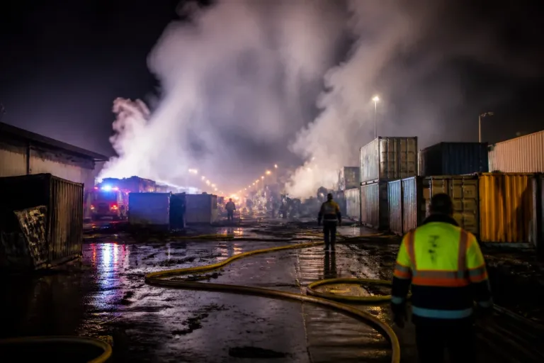 Incendio en asentamiento del polígono San Jorge sacude a Huelva sin causar heridos