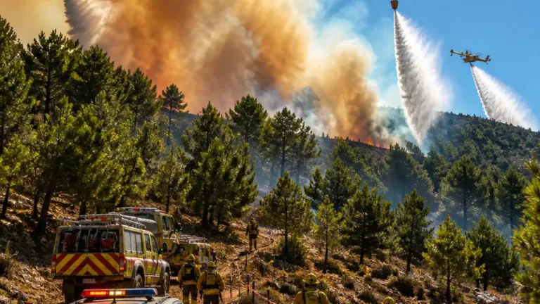 Incendio en Burgohondo: Ávila declara IGR 1 y moviliza amplio dispositivo de extinción