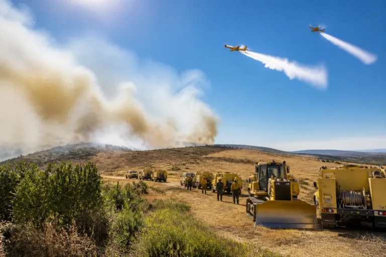 Incendio en Carrascal moviliza medios y alerta a Zamora por riesgo en la Dehesa