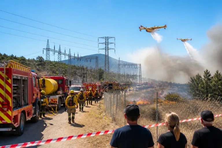 Incendio en Casavieja eleva a gravedad 1 y moviliza una veintena de medios para su extinción