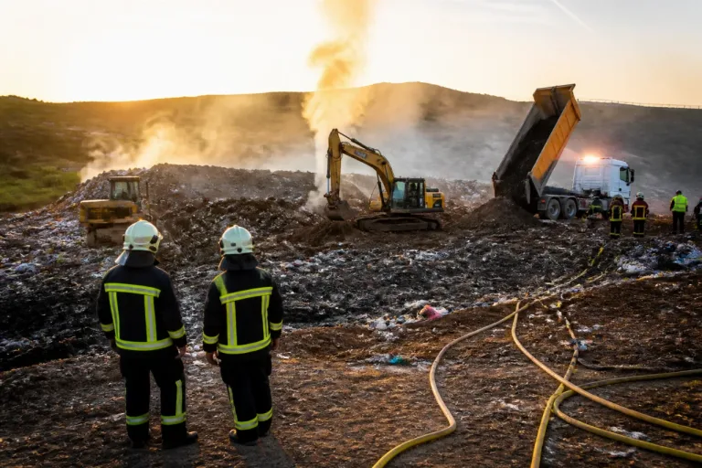 Incendio en el vertedero de Valladolid queda controlado tras toda la noche de labores